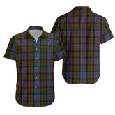 Bowie Black Tartan Hawaiian Shirt